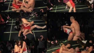 Sexy Fight Exhibition Gets Chaotic, Ladies Stripping Each Other's Clothes! - Part 6 - CPD-114