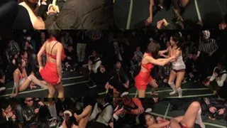 Sexy Fight Exhibition Gets Chaotic, Ladies Stripping Each Other's Clothes! - Part 3 - CPD-114 (Faster Download)