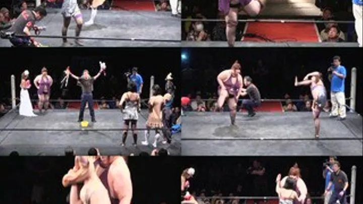 Massive Female Wrester Takes On Three Skinny Challengers! - Part 1 - CPD-104 (Faster Download)