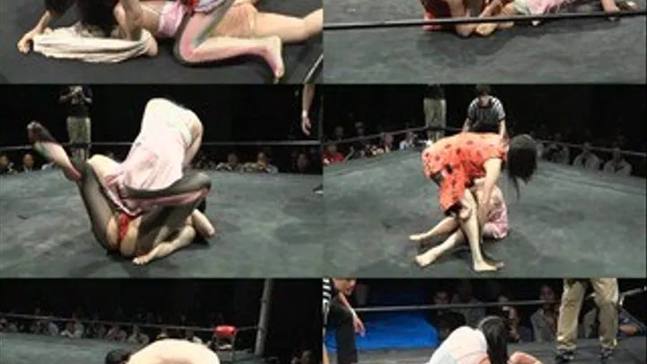 Two Ladies Get on the Ring and Rip Each Other's Clothes! - Full version - CPD-108 (Faster Download)