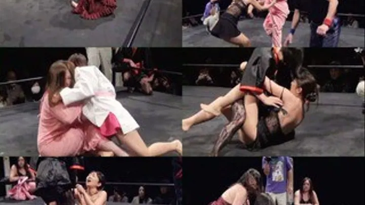 Amateur Ladies Fighting and Stripping in Ring! - Part 2 - CPD-112 (Faster Download)