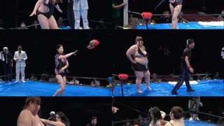 Heavy Weight Female Wrestler Declares Victory By Smothering! - Part 1 - CPD-117