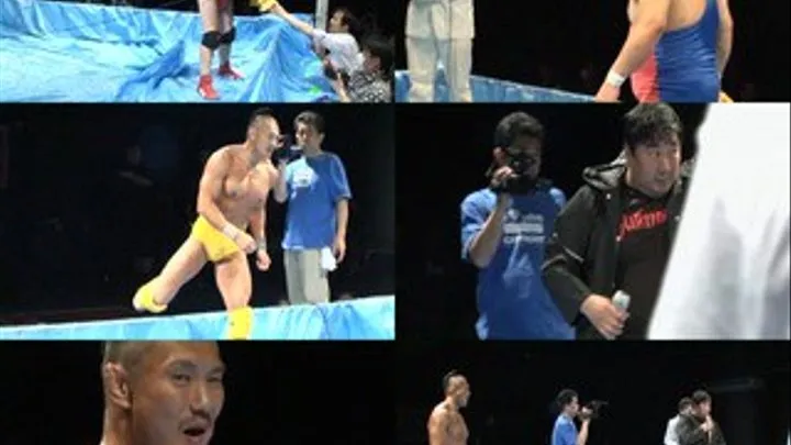 Hunk Pro Wrestler Defeats Two Fatty Volunteers! - Part 1 - CPD-107 (Faster Download)