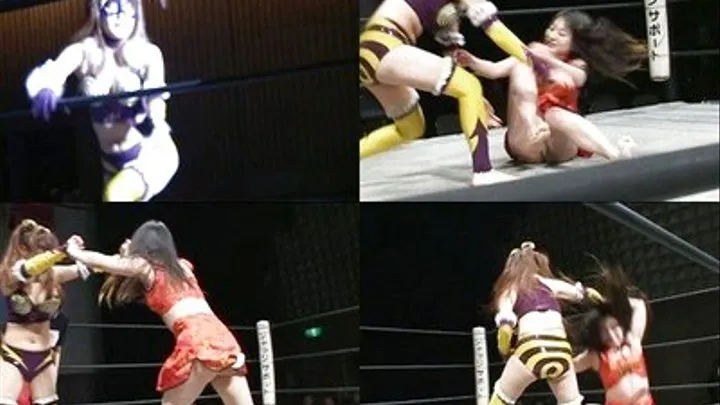 Cutie ladies in costumes turn wild inside the ring - CPD-009 - Part 1 ( - AVI Format)