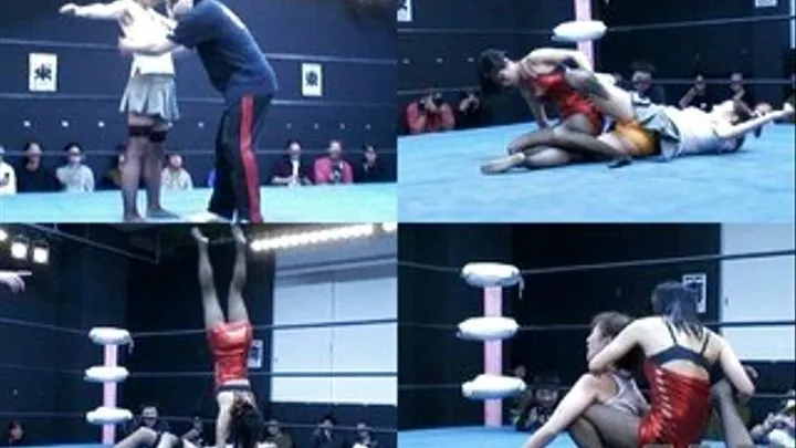 Powerful lady is able to beat up another lady in the ring - CAD-010 - Full version (Faster Download - )