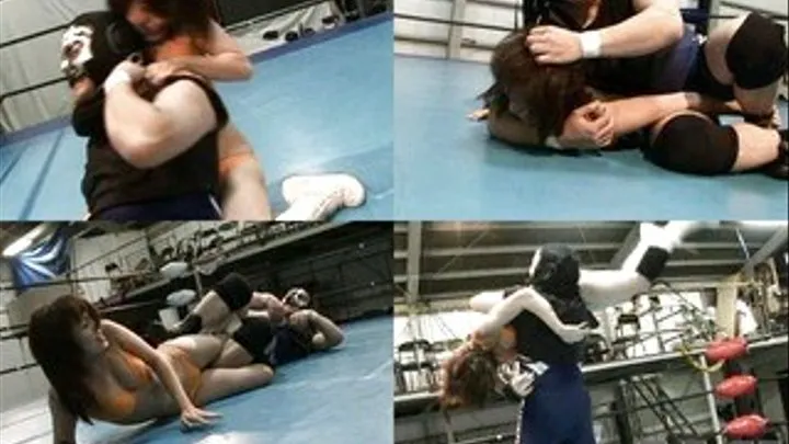 Lady tries her best to defeat the masked man in the ring - ASC-004 - Full version (Faster Download - )