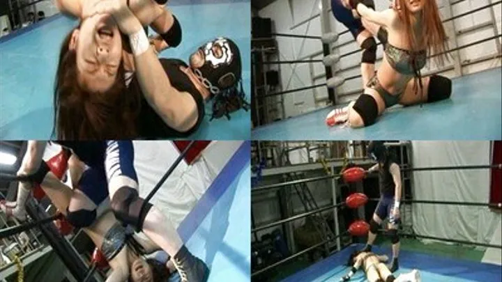 Man and domina wrestles on the ring to see who's stronger - ASC-002 - Part 4 ( - AVI Format)