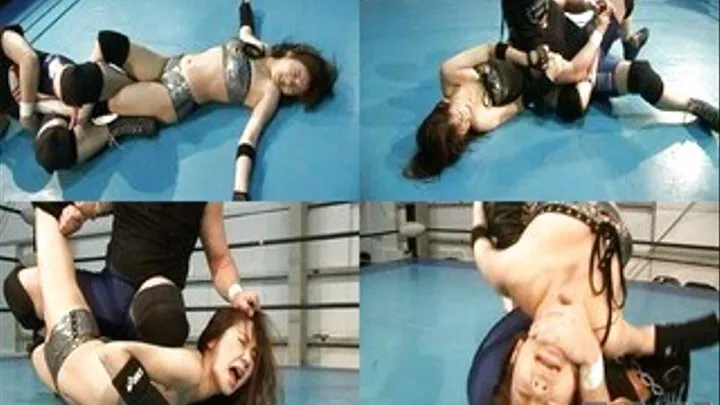 Man and domina wrestles on the ring to see who's stronger - ASC-002 - Part 3 (Faster Download - )