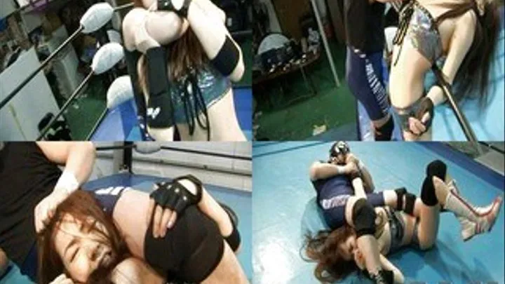 Man and domina wrestles on the ring to see who's stronger - ASC-002 - Part 2 (Faster Download - )