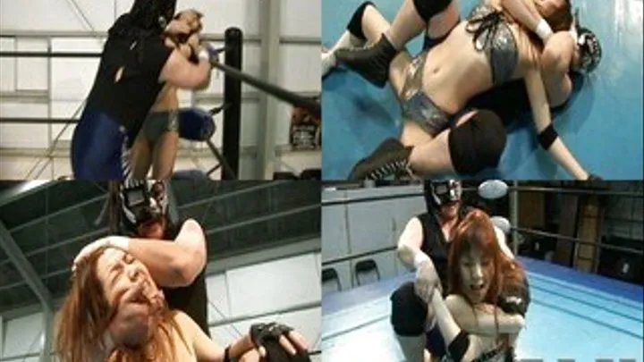 Man and domina wrestles on the ring to see who's stronger - ASC-002 - Part 1 (Faster Download - )