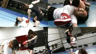 Domina is able to defeat a man in one full blow - ASC-005 - Full version ( - AVI Format)