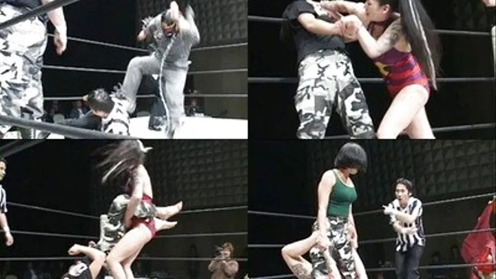 Lady fights against other tough looking ladies - CPD-006 - Full version ( - AVI Format)