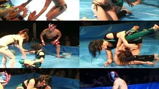 Female Wrestlers Close Match in Slippery Ring - CPD-068 - Full version