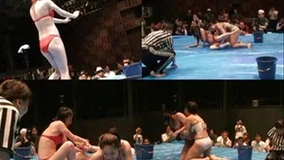 Sexy Femfighters Smash Each Other's Body In Wet Ring - CFLD-029 - Part 1 (Faster Download)