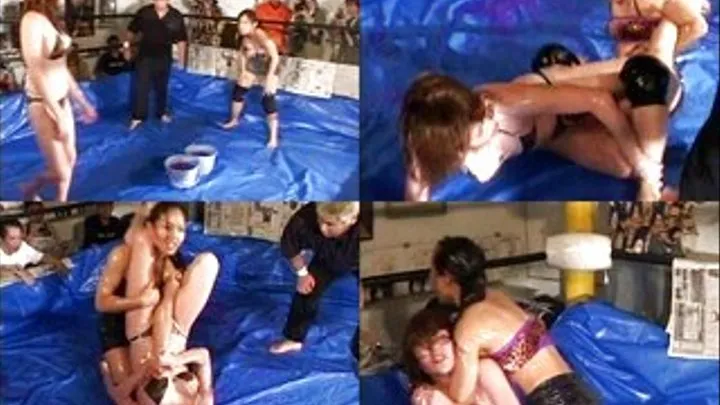 Wet & Slimy!!! Girls Go Wild In A Match In The Ring! - CFLD-029 - Part 1 (Faster Download)