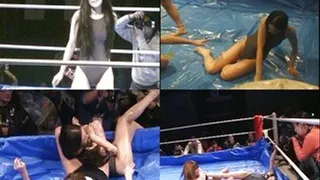 Female Fighters Wipe Out In The Slippery Ring! - CFLD-029 - Part 1 (Faster Download)