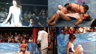 Femfighters Thump One Another In A Wet & Messed Up Ring - CFLD-032 - Part 1