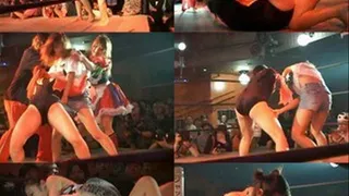 Female Fighters In A Wild Wrestling Match - CFLD-003 - Part 1 (Faster Download - )