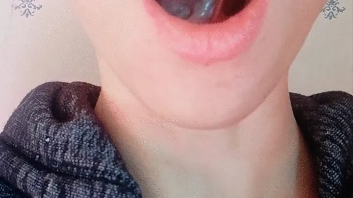 Tongue show off before work