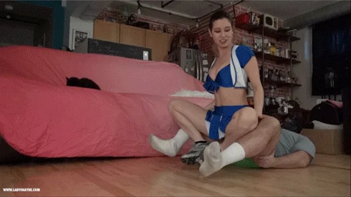 Cheerleader Shaynes POV Ballbusting Experience - Part 2