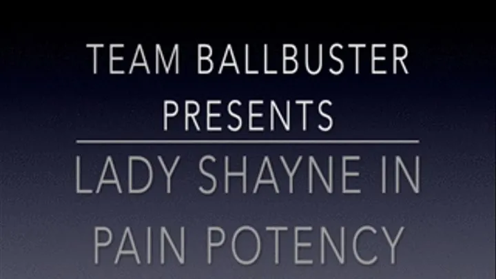 Lady Shayne in PAIN POTENCY music video