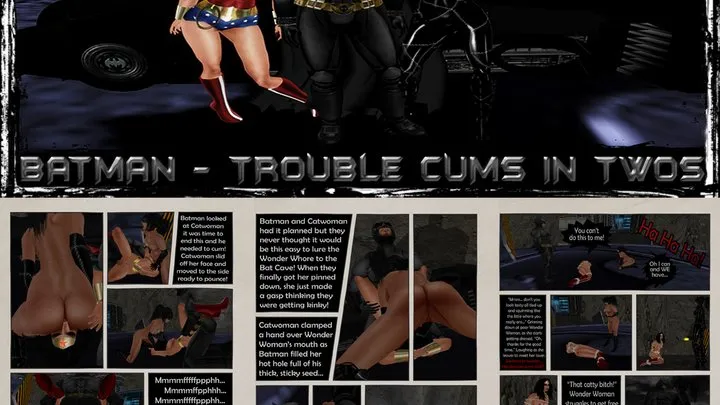 Batman - Trouble Cums In Twos (Full Movie - )