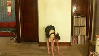 Performing Yoga And Stripping