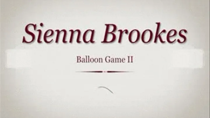 Balloon Game with Kimmie Anne 2