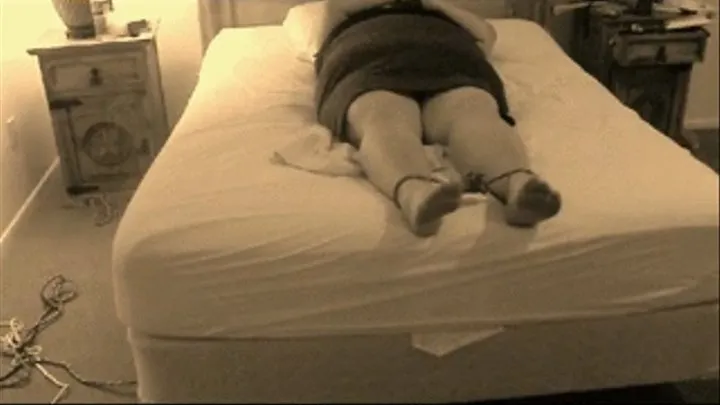 Rolly Polly Bound Damsel Struggles in bed! divx multiple formats