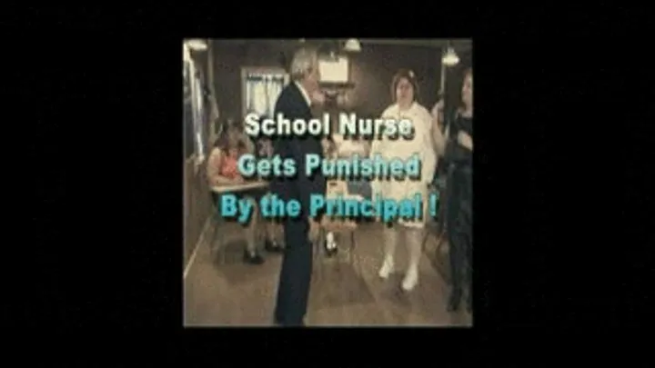 School Nurse Gets old fashion Spanking from the school Prinicipal