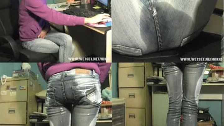 PlSSING MY VERY TIGHT JEANS!