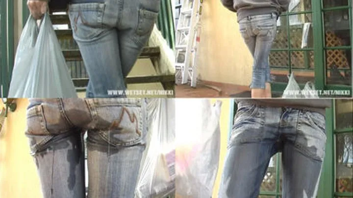 Tight Jeans Wet and Dripping!