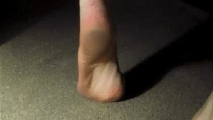 Andrea's Amazingly Curvy Feet at Night - Part I