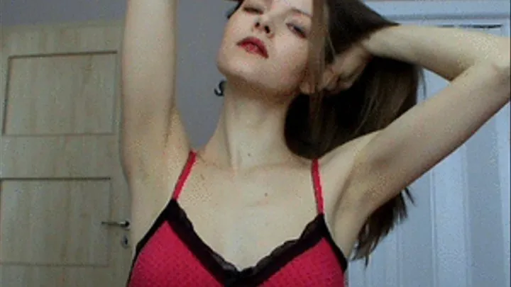 Armpits tease and denial game