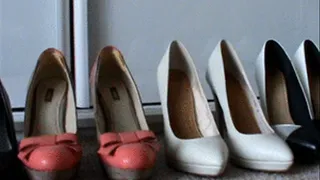 6 pairs of high heels