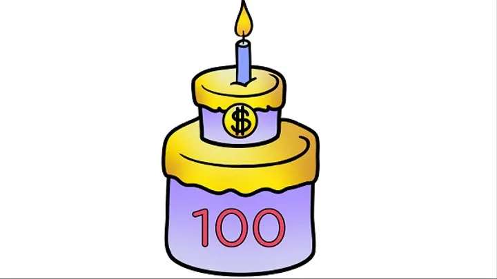 Happy birthday to me - 100