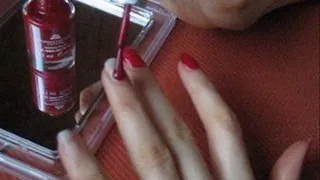 Red nails