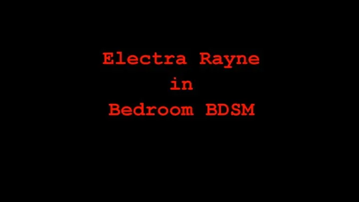 Electra Rayne Bedroom BDSM