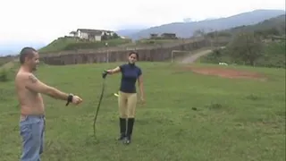 Diosa Outdoor Bullwhip Target Practice