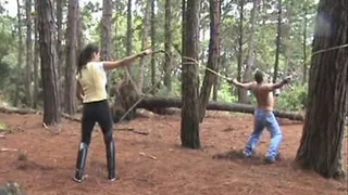 Bullwhipped in the woods by Diosa FULL VERSION