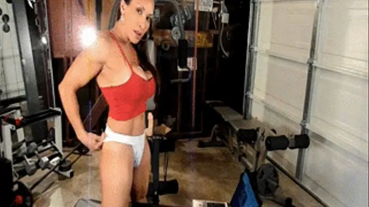 Denise Masino Muscle Workout Garage Webcam, P1