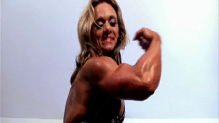 Cheryl Faust Muscle Girl Posing, Pt2 B