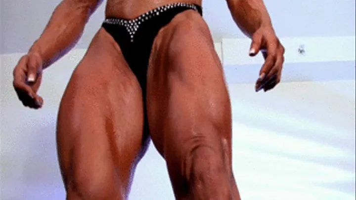 Cheryl Faust Muscle Girl Posing, Pt1 B