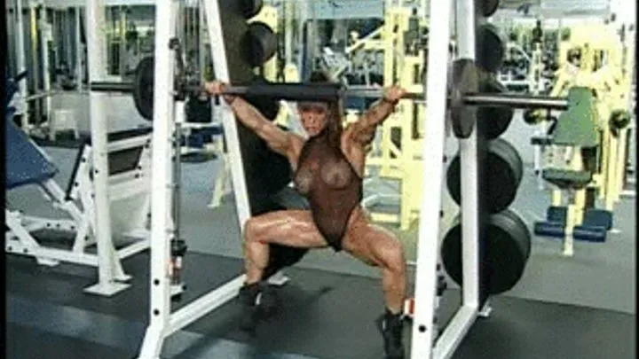 DENISE MASINO HOT GYM WORKOUT miniclip 1