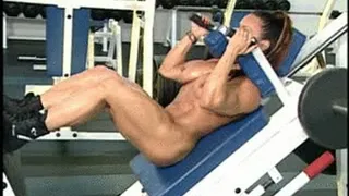 DENISE MASINO HOT GYM WORKOUT miniclip 4