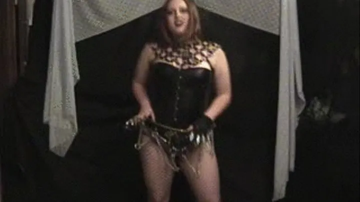 Goth Fishnet and Corset Dance