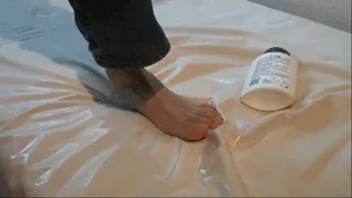 Playing with lotion