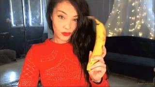 Eating A Banana