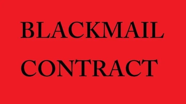 Blackmail Contract (updated)