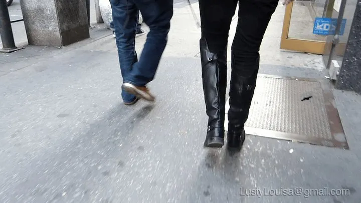 Boots on the Sidewalk